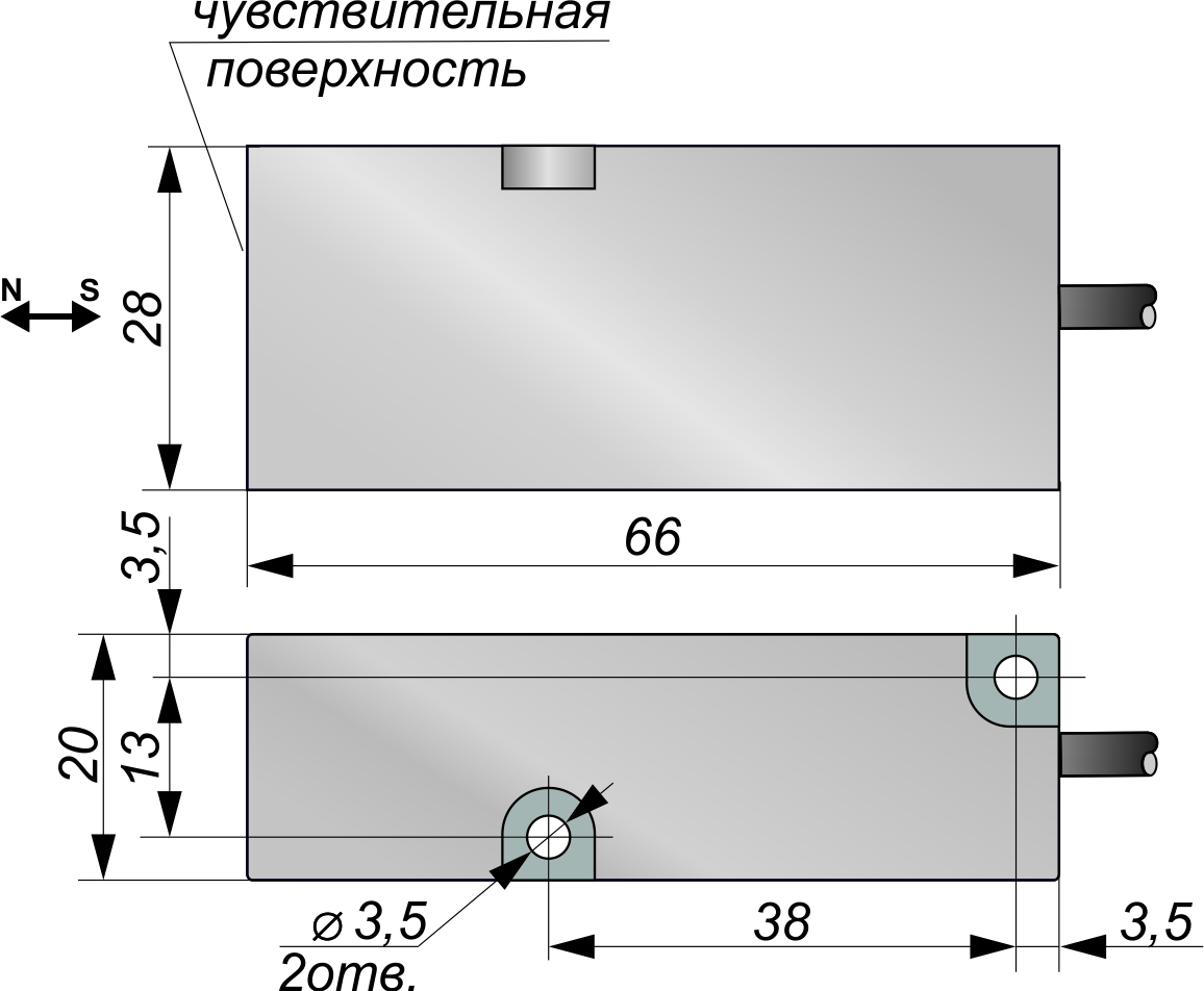 Габаритный чертеж