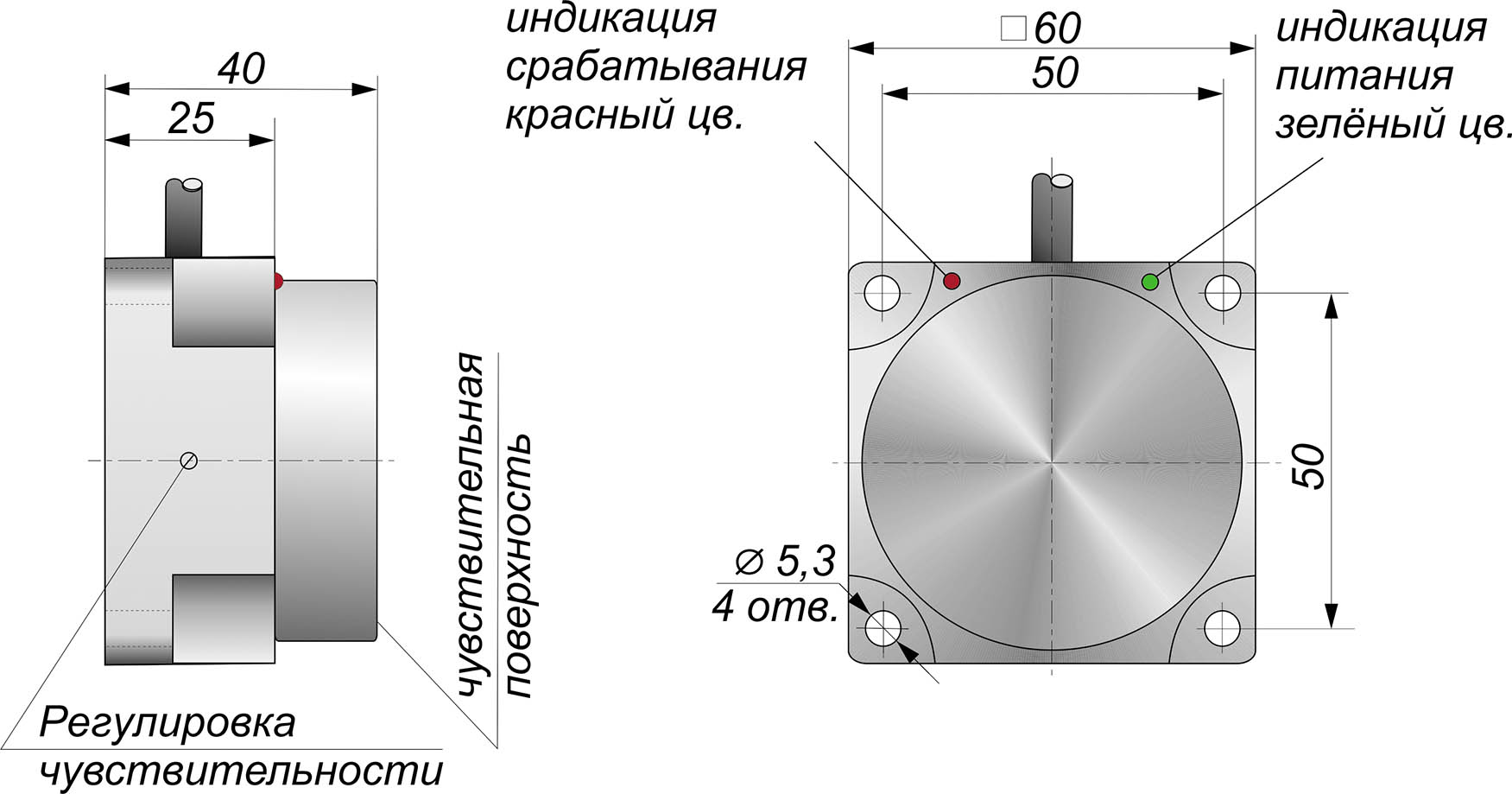 Габаритный чертеж