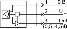 Схема присоединения RAS01-1CW90-5V-45